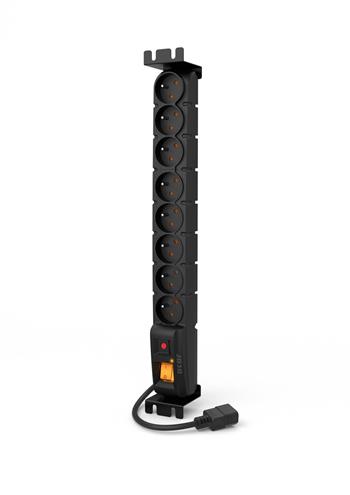 19'' napájací panel ACAR S8/3m 8x230V-3m IEC320 C14