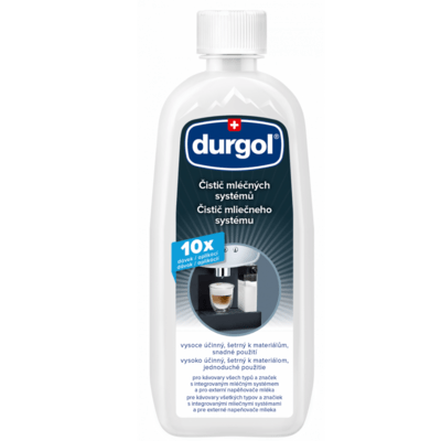 E-shop Durgol čistič mliečneho systému pre všetky kávovary/napeňovače mlieka 500 ml