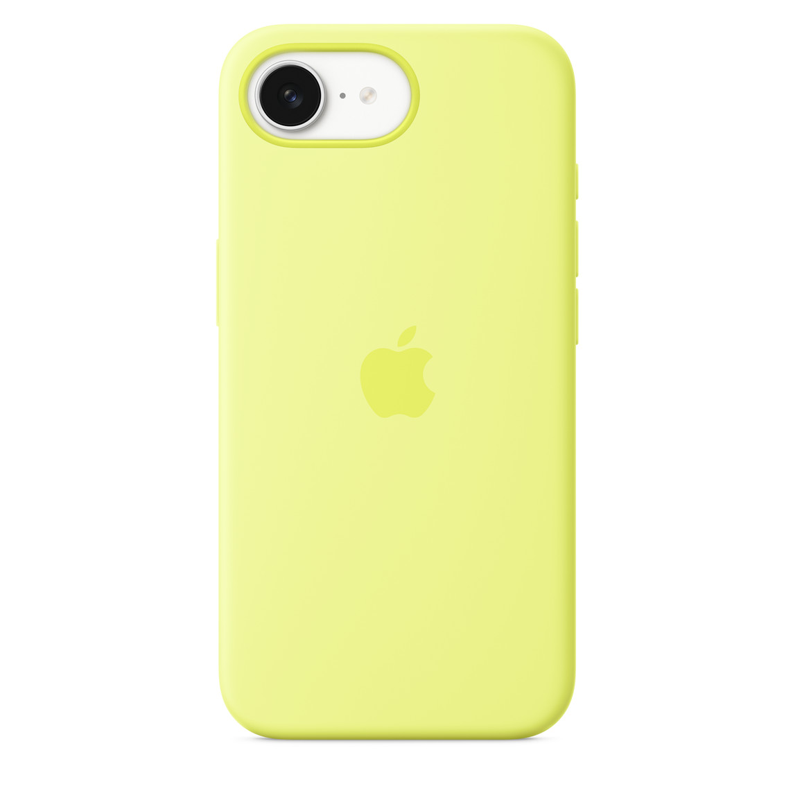 iPhone 16e Silicone Case – Neon Yellow