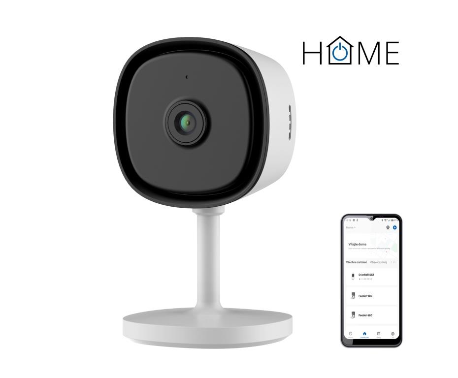 iGET HOME Camera CS1 White - WiFi IP FullHD 1080p kamera, nočné videnie, dvojcestné audio, microSD