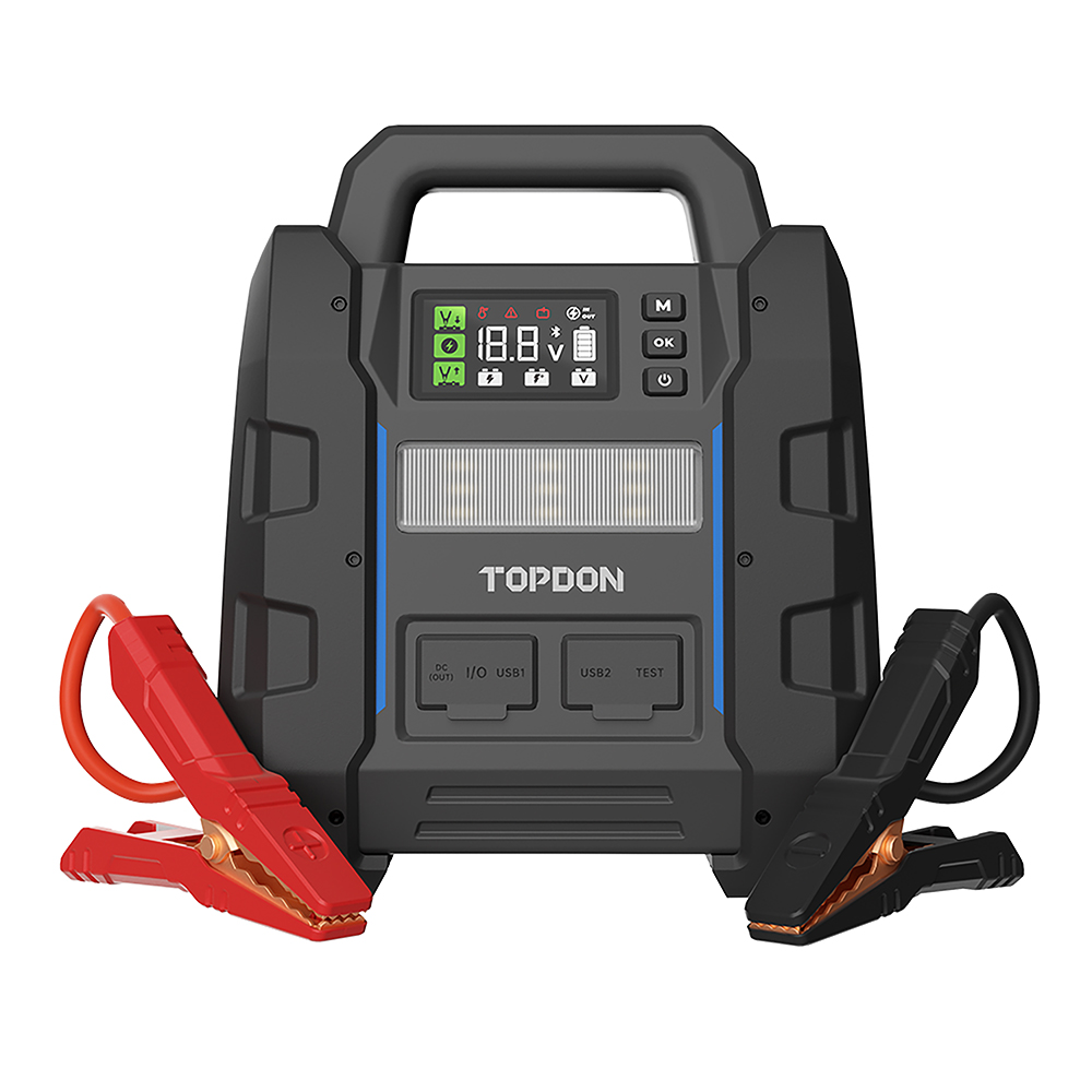 TOPDON štartér a tester autobatérie V4500Plus/32000mAh(120Wh)/max. výstupný prúd 4500A//IP65