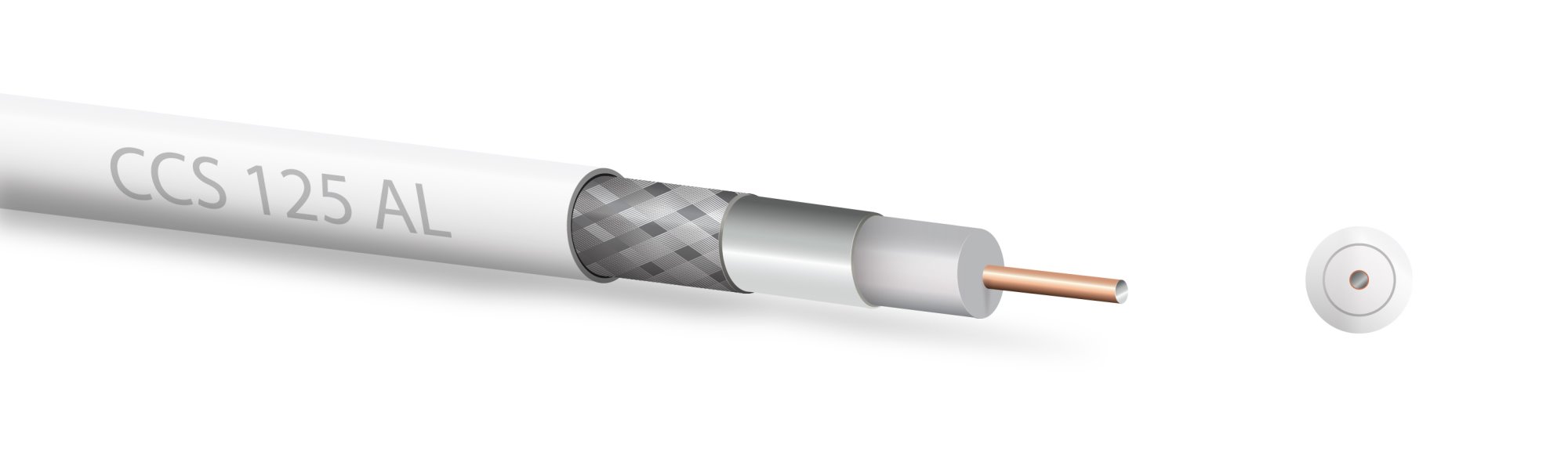 E-shop Zircon koaxiální kabel 125 CCS AL 100m 8594163273866