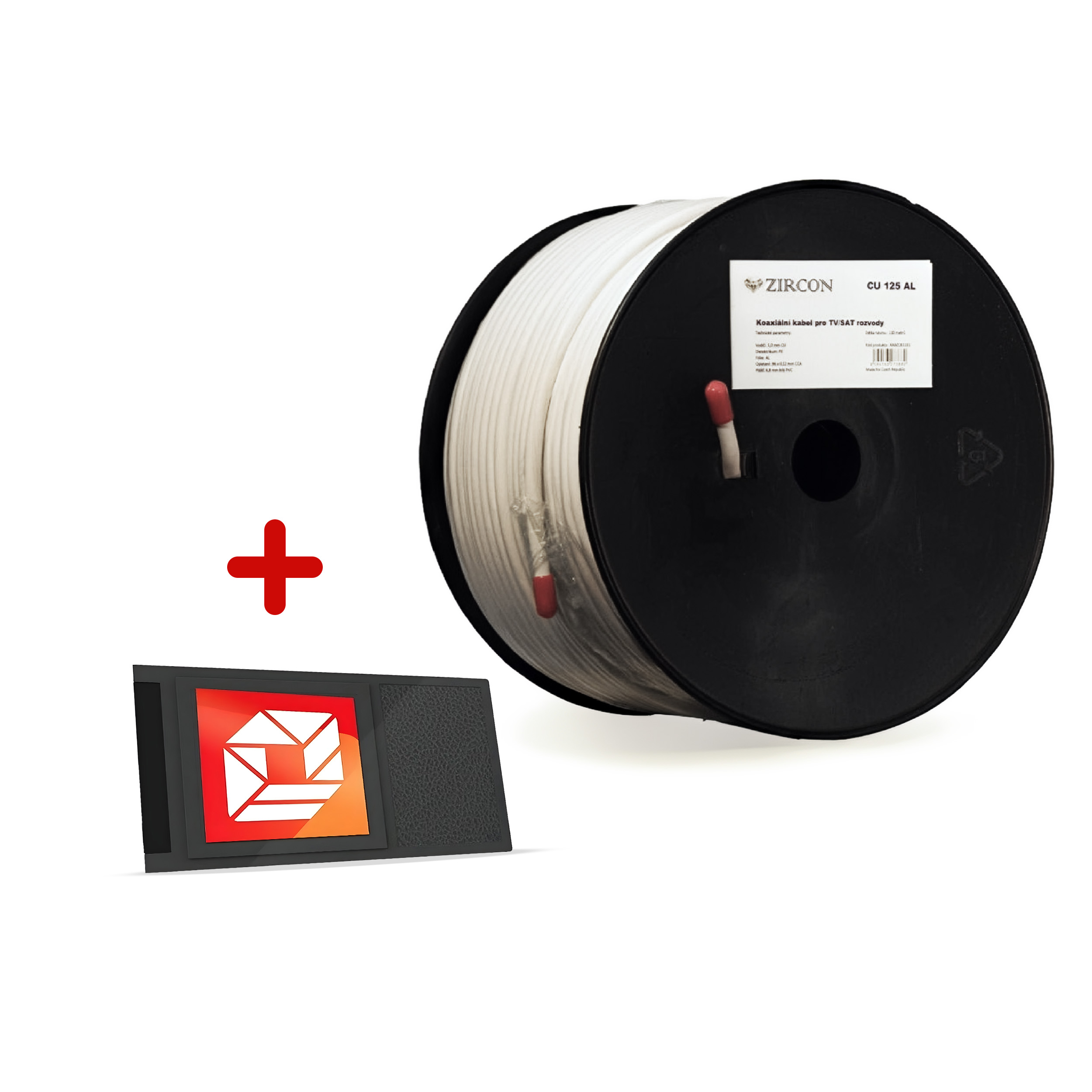 E-shop SET CAM 803 Nagra s kartou Skylink CZ+SK verze - dotovaný BND + Zircon koaxiální kabel 125 CCS ALPE černý 100 m 8594163273873