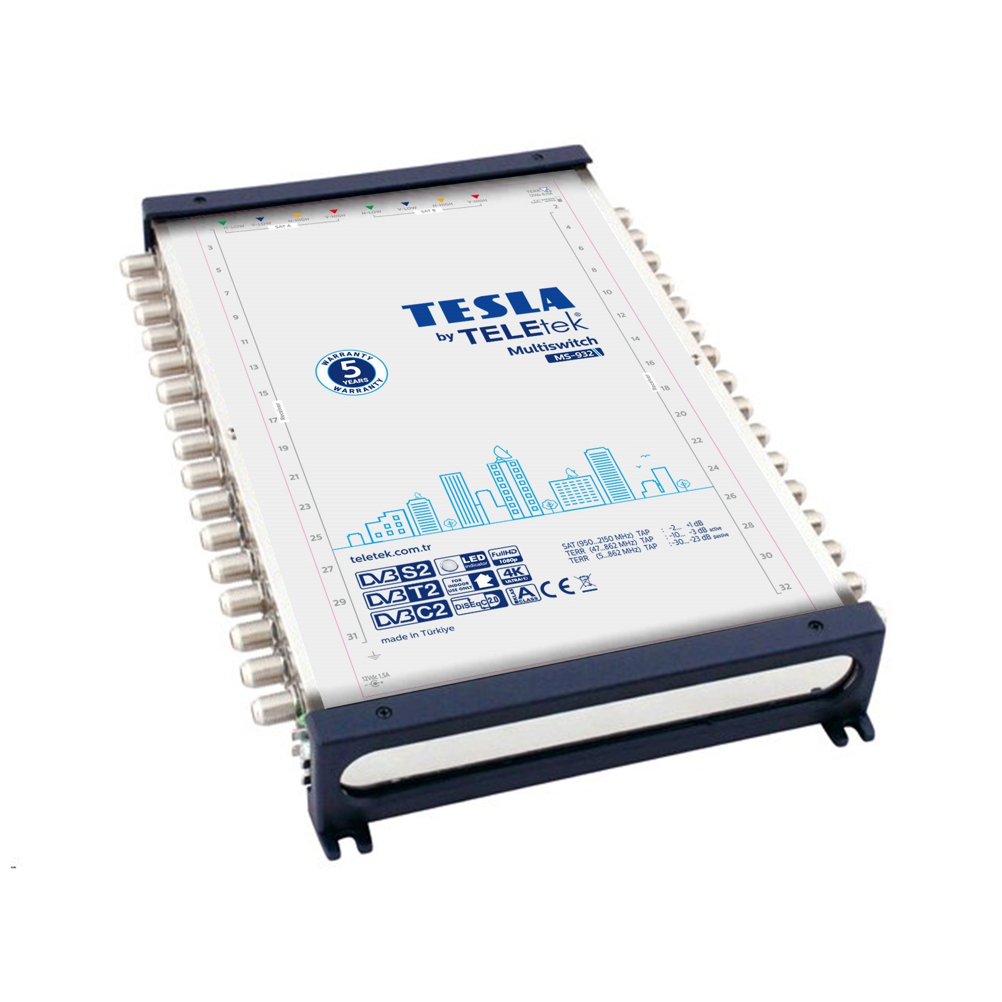 TESLA by TeleTek multipřepínač 9/32