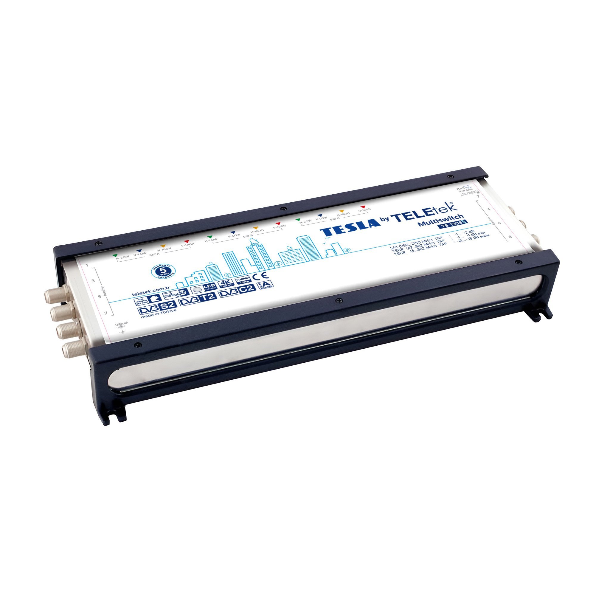 TESLA by TeleTek multipřepínač 13/8