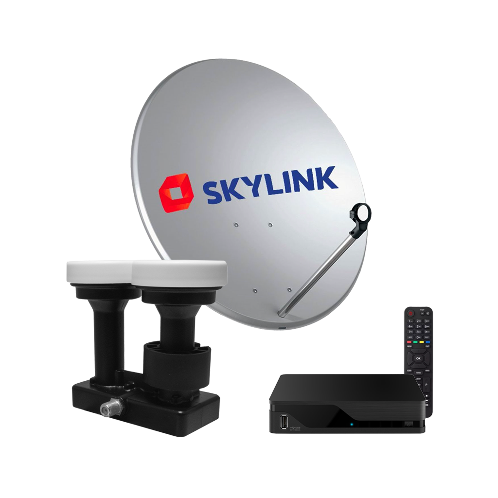 E-shop SET pro montáž SKYLINK - Kaon MZ-52, parabola 80, LNB monoblok SINGLE