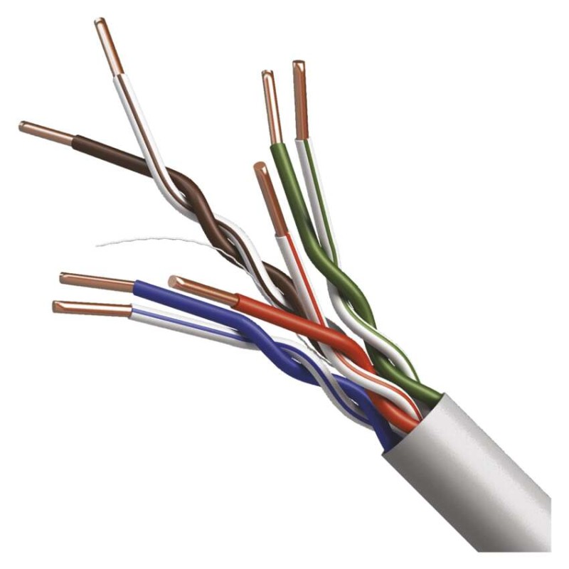 E-shop EMOS Datový kábel UTP CAT 5E PVC CCA, 100m