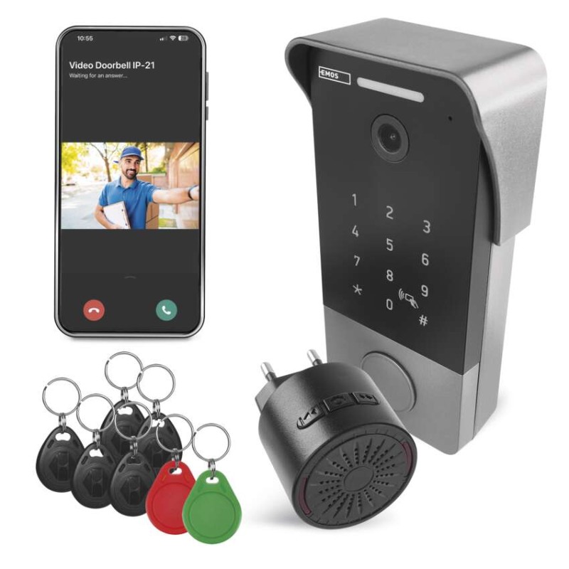 E-shop EMOS GoSmart videozvonček IP-21PoE