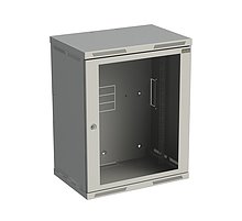 E-shop SOLARIX Rozvádzač nástenný SENSA 15U 400mm, dvere sklo, RAL 7035, SENSA-15U-64-11-G 83000087L