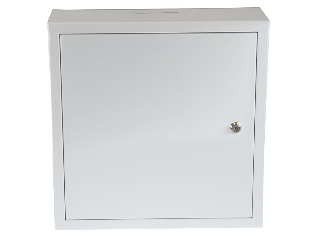 E-shop SAPRO Kovový rozvádzač montážna skriňa 400*400*140 mm TPR-4, lesklá biela