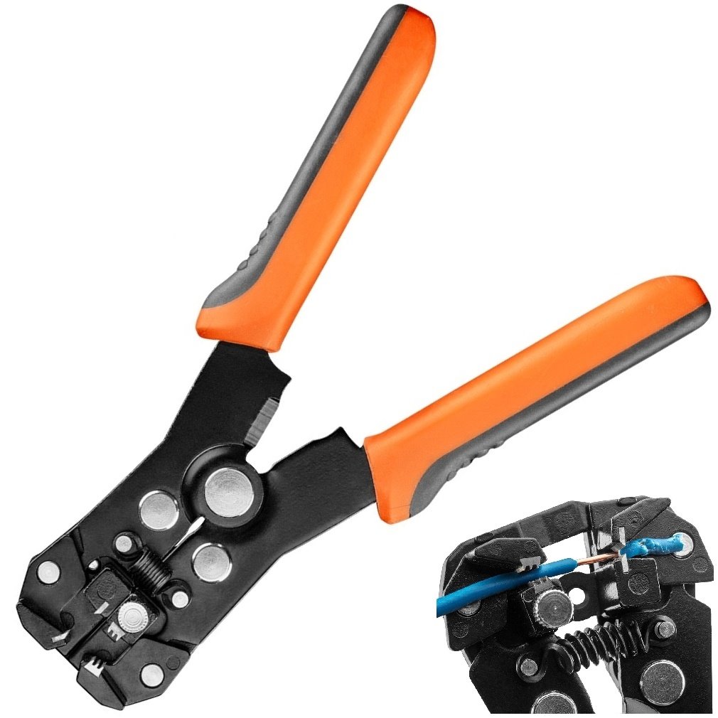 E-shop Neo Tools Automatické kliešte na sťahovanie izolácie NeoTools 01-534 160mm 01-534