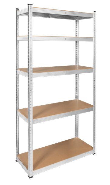E-shop Skladový regál REBEL RB-1250 180x90x40, kovový zinkovaný