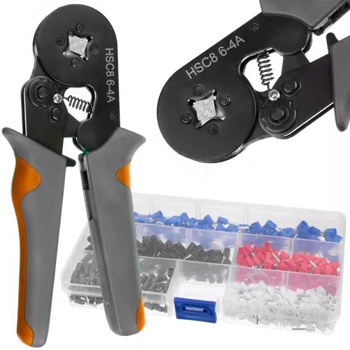 E-shop Sada kliešte na dutinky Bigstren 23271, 0,25-10mm, dutinky 500ks