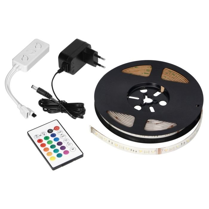 E-shop LED pásik Orno OR-SH-17902 IP65 RGBW 5m, zdroj, ovládač Tuya Smart Wi-Fi