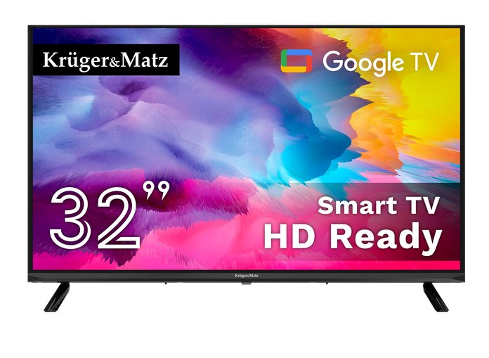 E-shop Kruger & Matz Kruger&Matz KM0232-SA LED TV 32" HD DVB-T2 H.265 HEVC GoogleTV