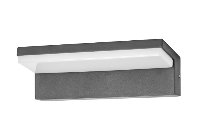 E-shop Vonkajšie svietidlo nástenné ORNO Adviti AD-OP-6576BLPM4, PACHIRA LED 9W, 500lm, IP54, 4000K, čierne
