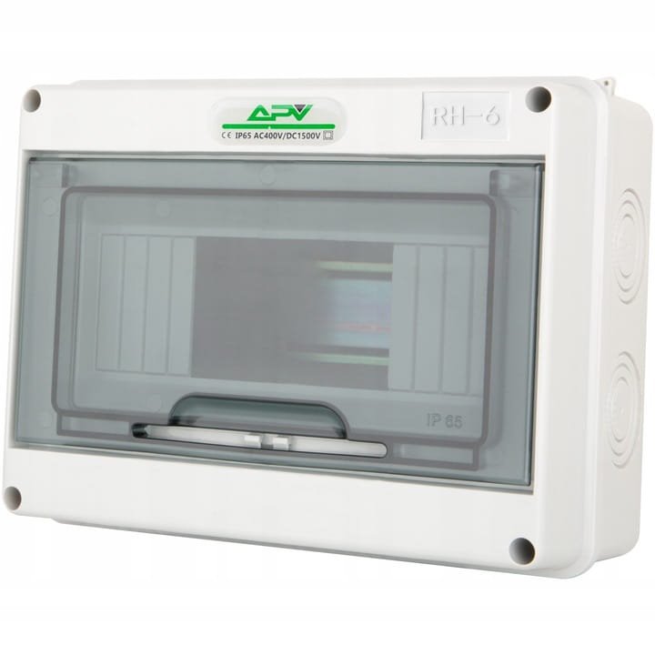 E-shop Elektroinštalačný rozvádzač Adelid APV-RH-06, 1x6M IP65, IK08 APV-RH-06