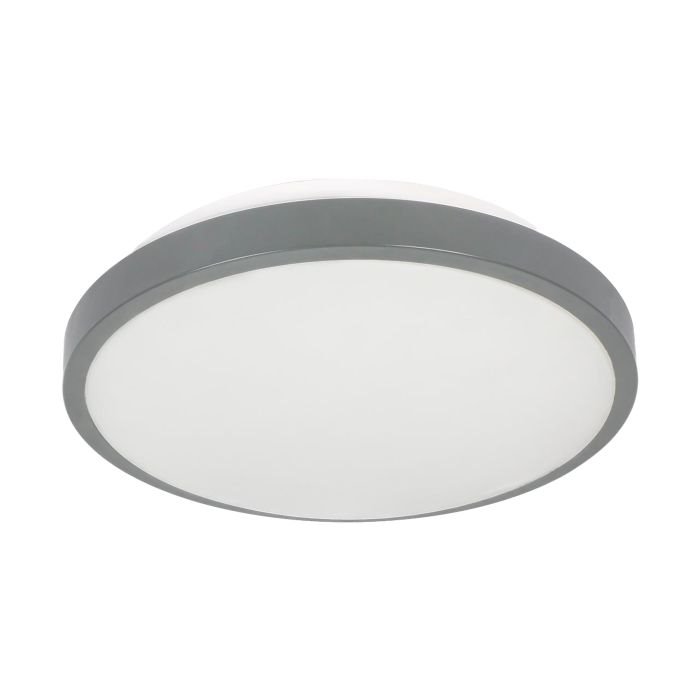 E-shop Stropné svietidlo ORNO SELENE CL/2XE27-10MV/G, 2xE27 senzor pohybu, max. 2x60W IP54, priemer 30,5 cm, šedá CL/2XE27-10MV/G