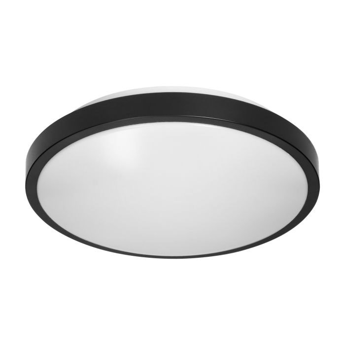 E-shop Stropné svietidlo ORNO SELENE CL/2XE27-10/B, 2xE27, max. 2x60W IP54, priemer 30,5 cm, čierna CL/2XE27-10/B