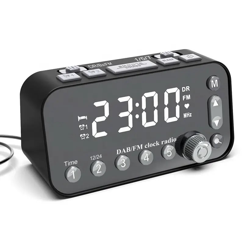 E-shop Rádiobudík Openbox CA1 DAB+/FM, 2x USB port nabíjací, čierny