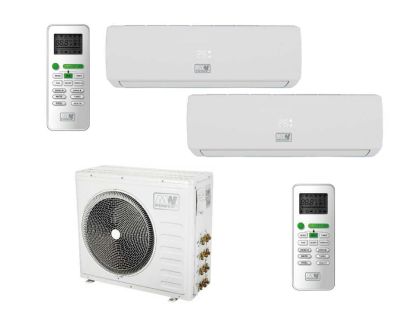 Multisplitová klimatizácia zostava MW Power OMEGA ODU 18K2 G3 + 2X OMEGA WM 12K V2