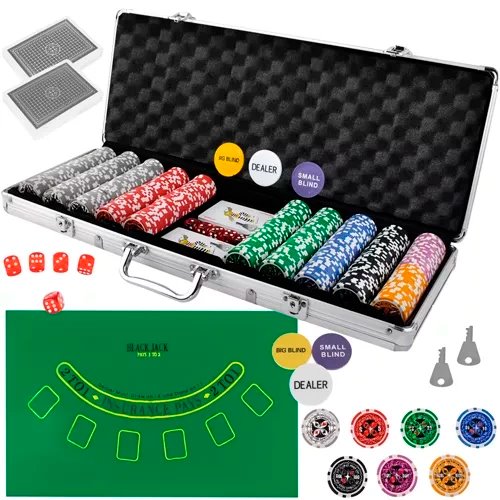 Poker set 500 žetónov HQ Malatec 23529
