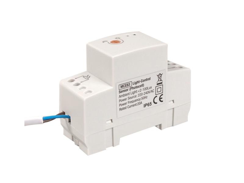 Súmrakový spínač na DIN lištu MCE83