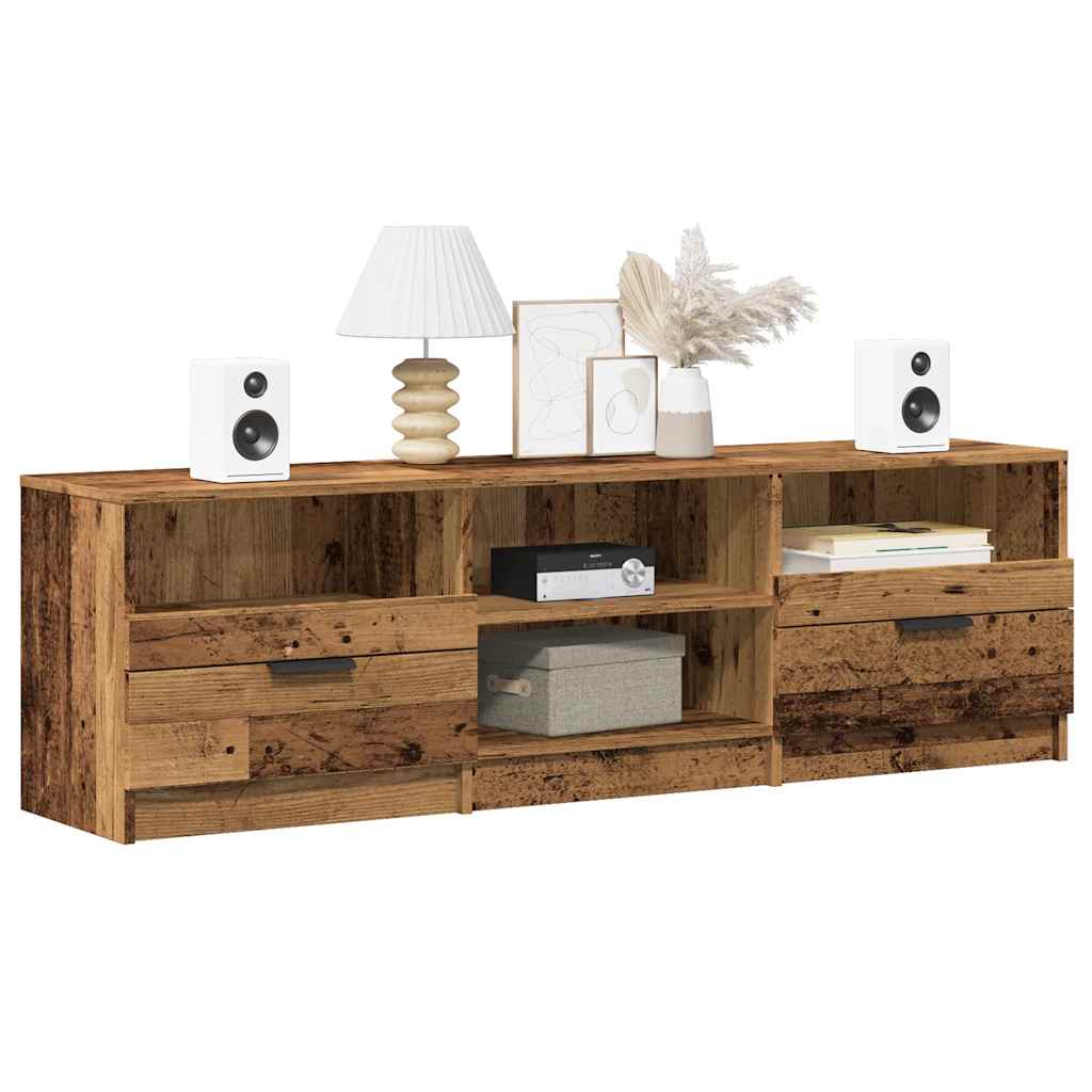 Multidom TV skrinka Old Wood 150x33,5x45 cm Engineered Wood