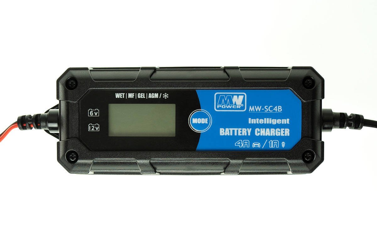 E-shop Nabíjačka olovených a gélových batérií 6V/12V/1A/4A MW POWER MW-SC4B