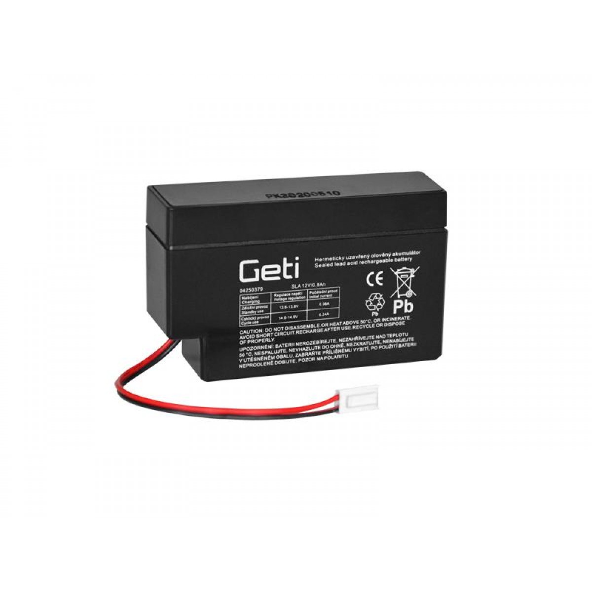 E-shop Batéria olovená 12V 0.8Ah Geti