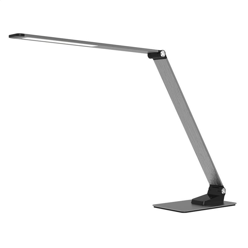 Platinet PDL509 stolná LED lampa 10W, stmievateľná, dotykové ovládanie, USB port, ALU