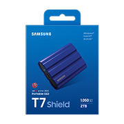 Samsung T7 Shield/2TB/SSD/Externý/2.5''/Modrá/3R