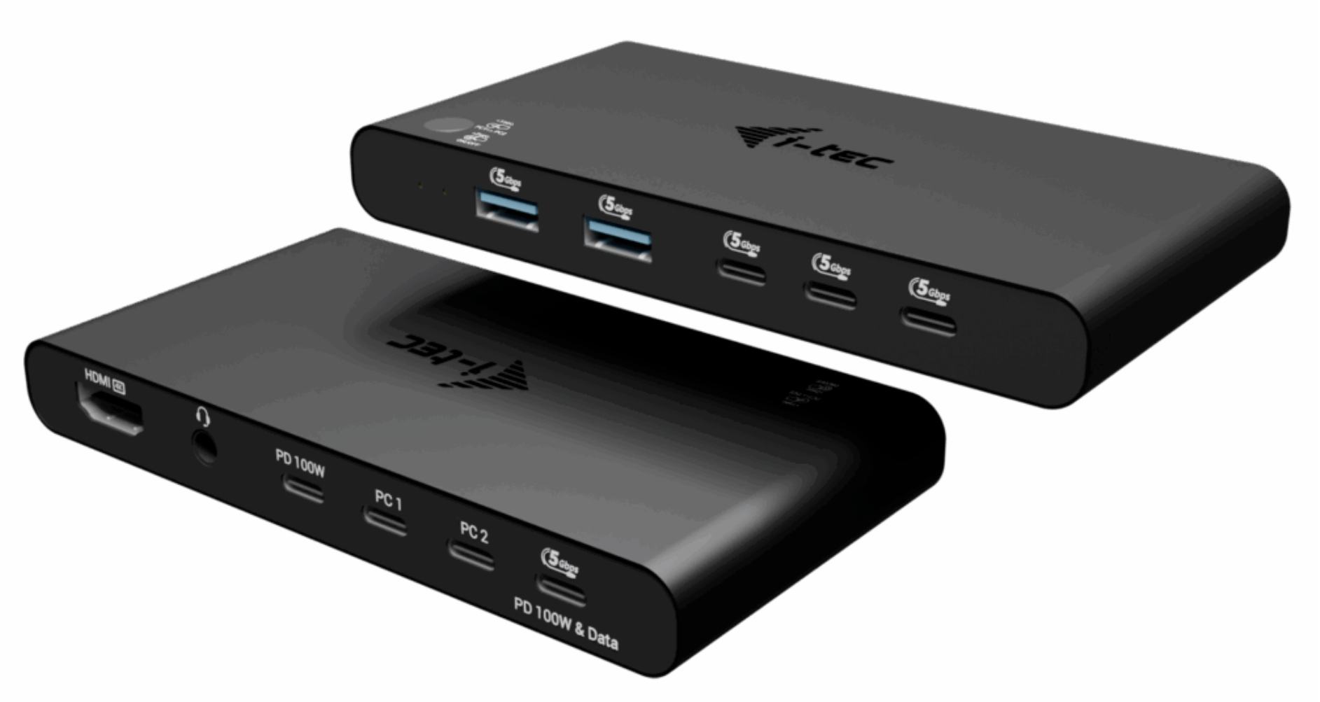 i-tec KVM Docking Station HDMI pre 2 hosty, Power Delivery 2x 100W