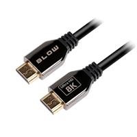 E-shop BLOW Kábel HDMI-HDMI 3m PREMIUM, black, gold, 8K 2.1