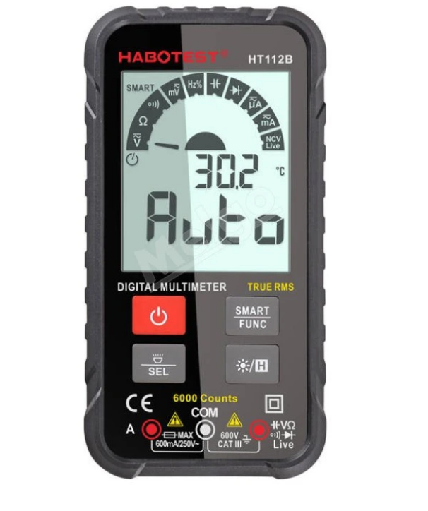 Habotest HT112B True RMS Digital Universal Multimeter