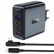 E-shop Nabíjačka Wall charger Acefast A37 PD100W GAN, 4x USB, 100W (black)