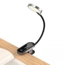 E-shop Baseus LED svetlo na čítanie s klipom 3W teplá biela (4000K)