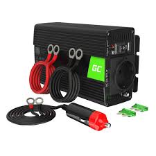 E-shop Green Cell INV01DE zdroj a transformátor Auto 300 W Čierna