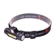 E-shop Solight LED čelové nabíjacie svietidlo, 3W + COB, 150lm + 60lm, Li-Ion