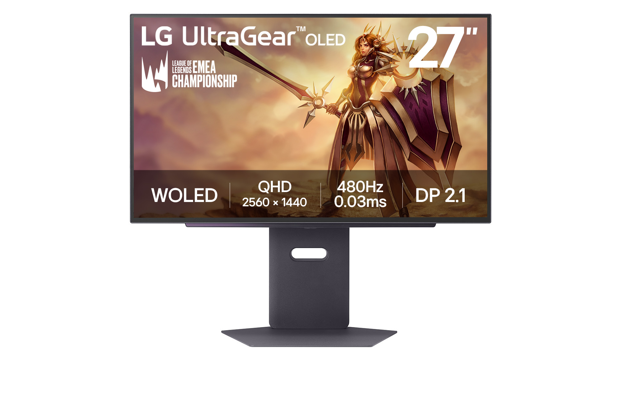 LG UltraGear/27GX790A-B/26,5''/OLED/QHD/480Hz/0,03ms/Black/2R