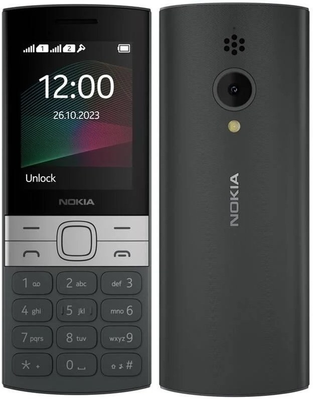 Nokia 150, 2023, Dual SIM, čierna
