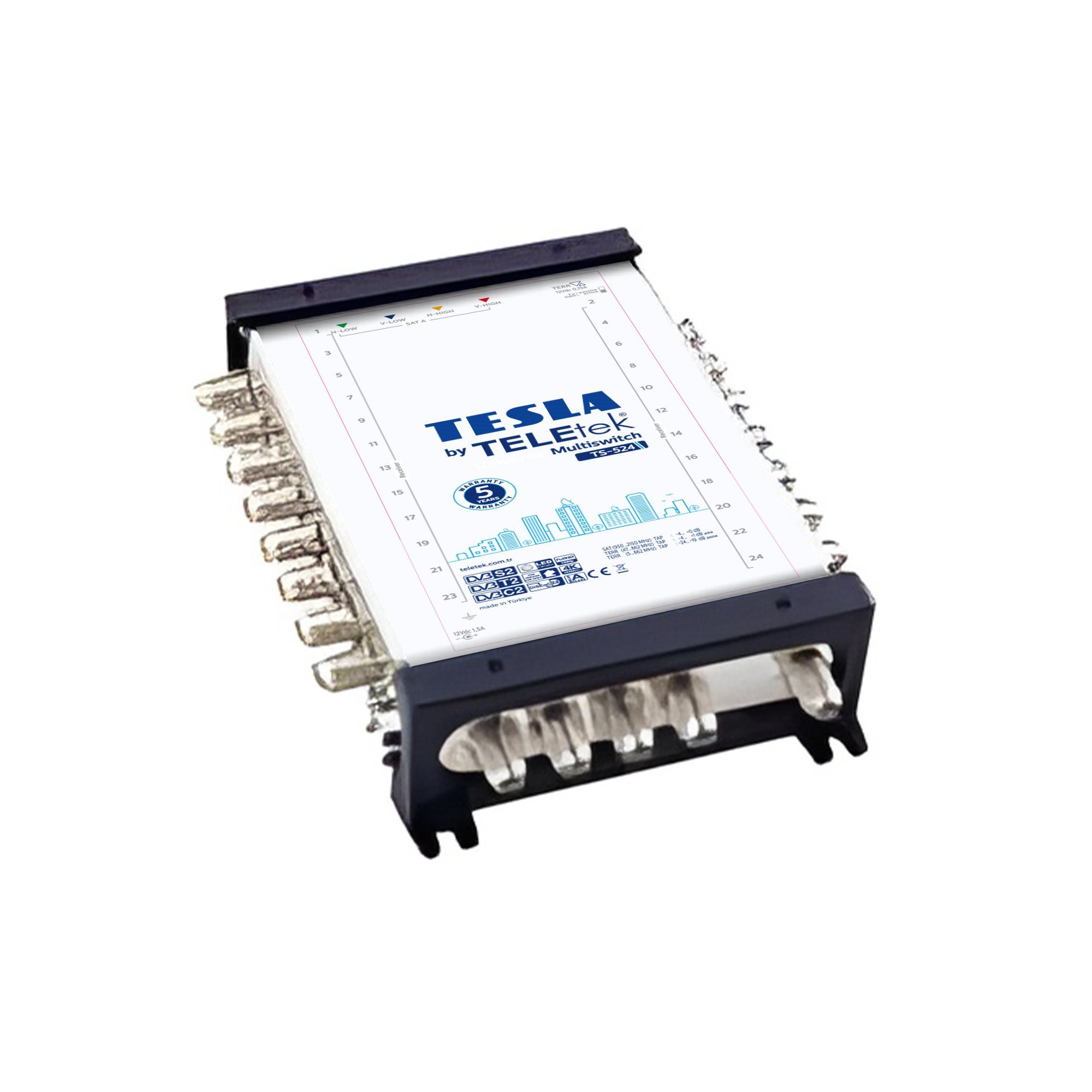 TESLA by TeleTek multipřepínač 5/24