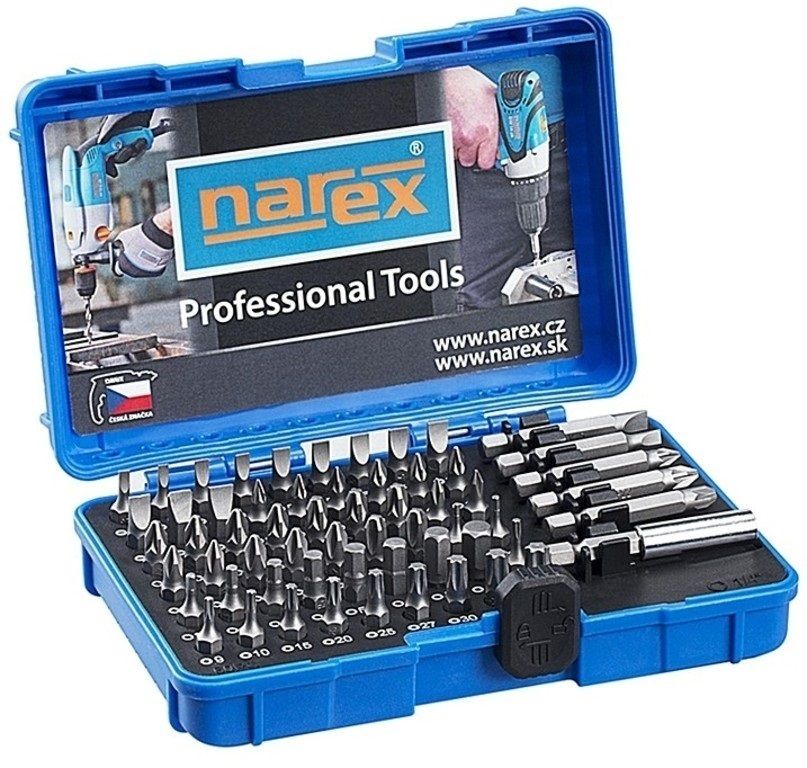 E-shop Sada bitů INDUSTRIAL-CrV 60dílná 60-Bit Box, NAREX 65404062