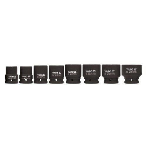 E-shop Sada nástavců 3/4" rázové šestihranné, 8 ks, CrMo YATO