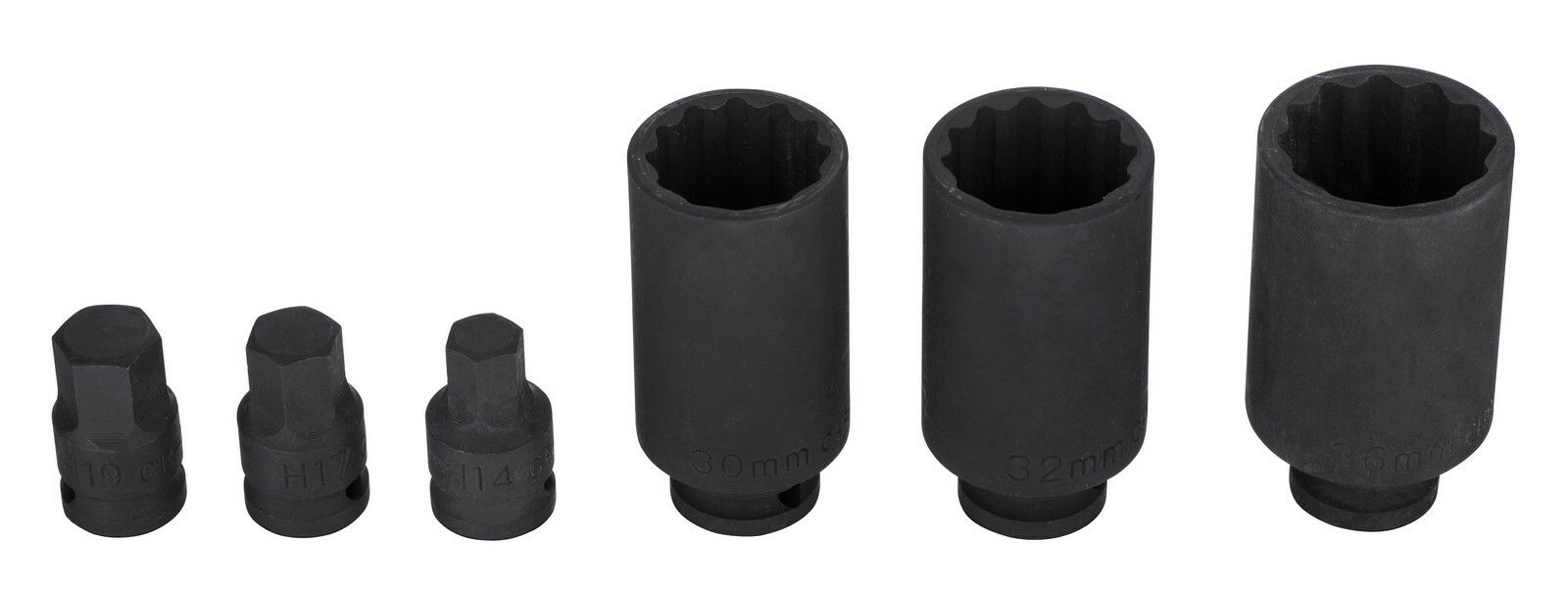 E-shop Sada úderových nástrčných hlavic a zástrčných hlavic Imbus, 1/2", 6 kusů QUATROS