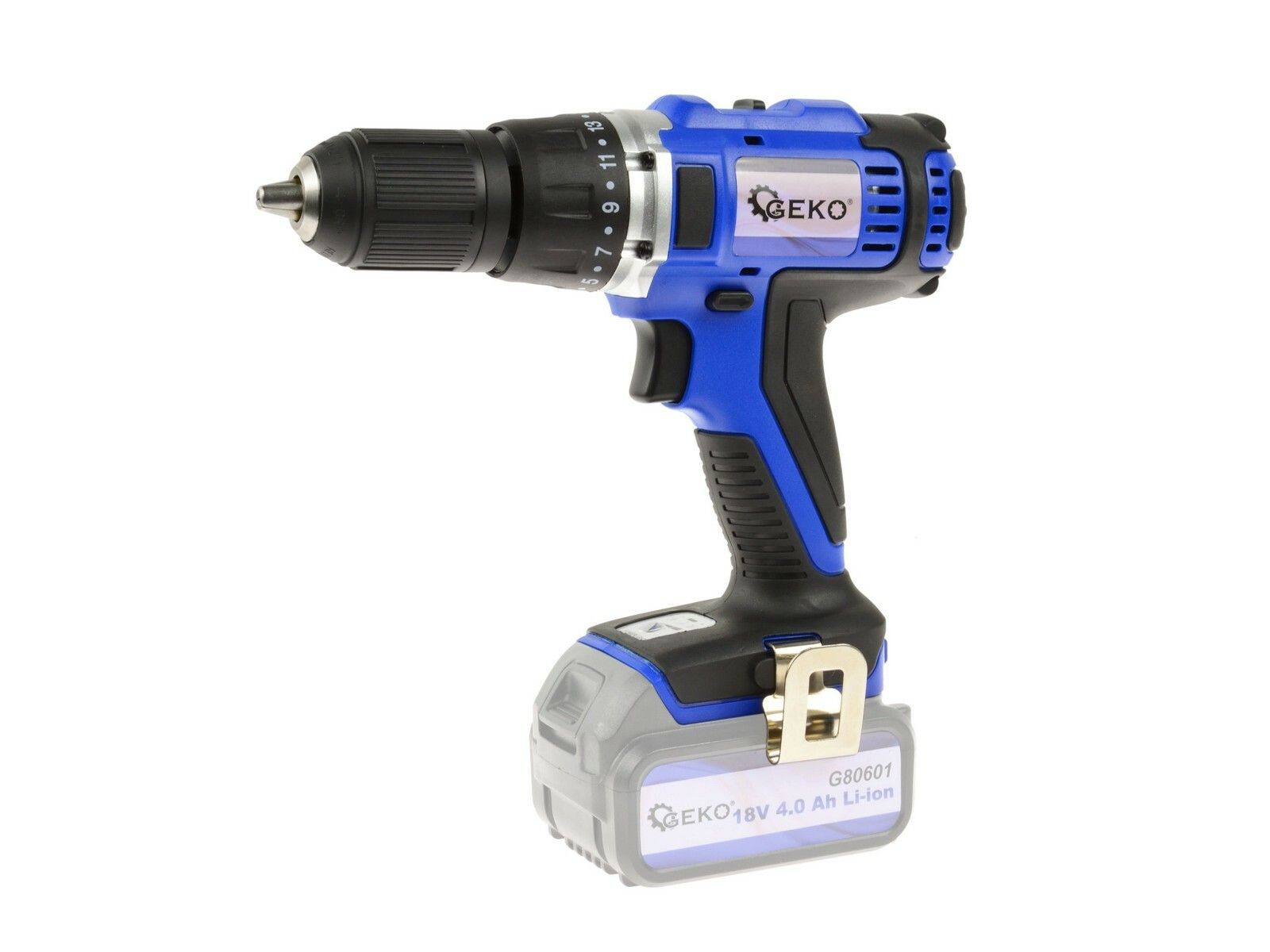 E-shop Šroubovák aku, 18V, 45Nm, bez baterie a nabíječky, GEKO