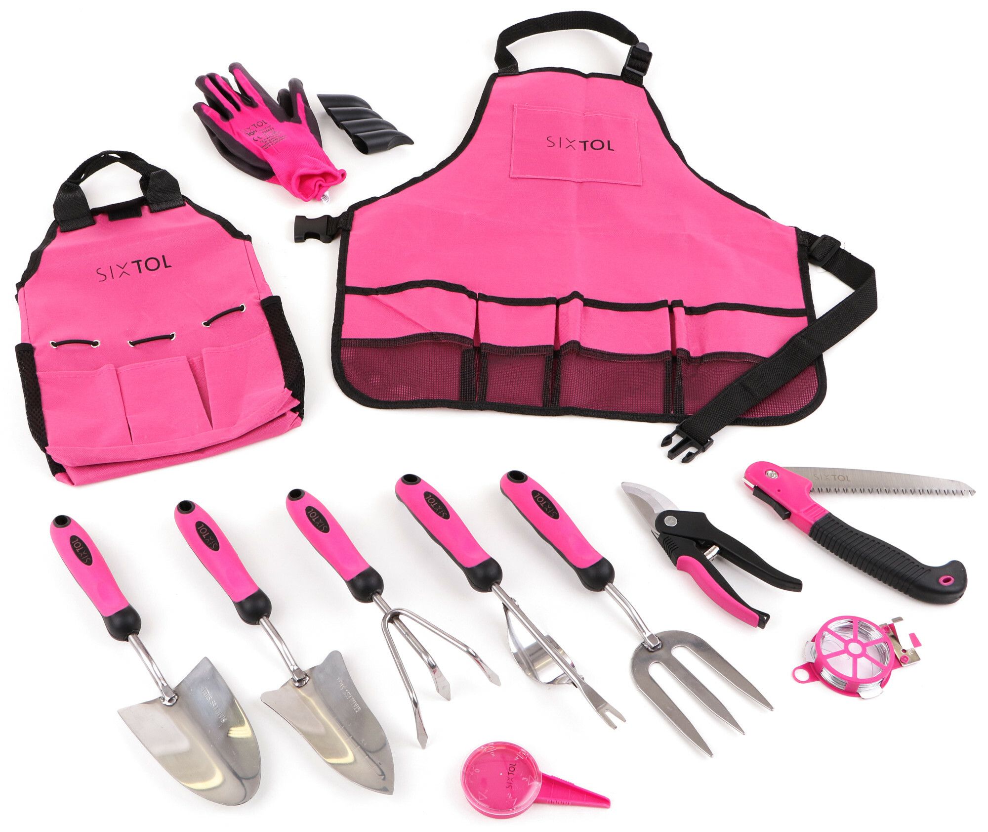 E-shop Sada zahradního nářadí GARDEN PINK 12 SIXTOL