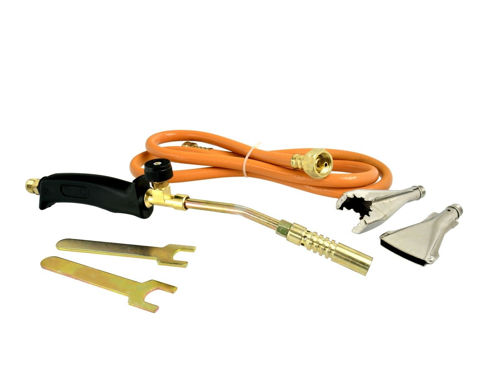 Plynový univerzální hořák se 3 koncovkami + hadice 1,5m GEKO