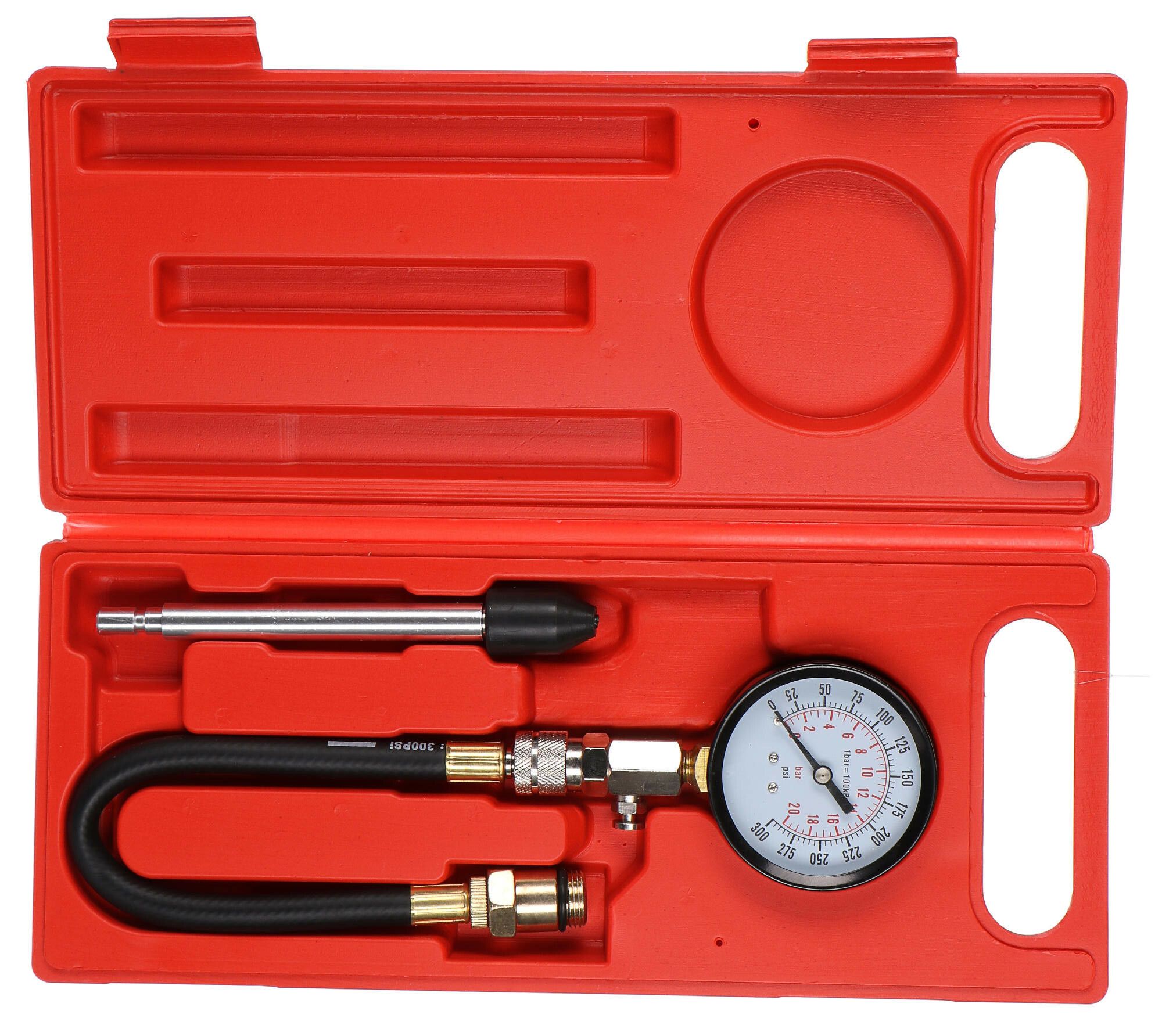 E-shop Sada pro testování komprese benzínových motorů MECHANIC ENGINE TESTER 3, 0-20bar, 3ks SIXTOL