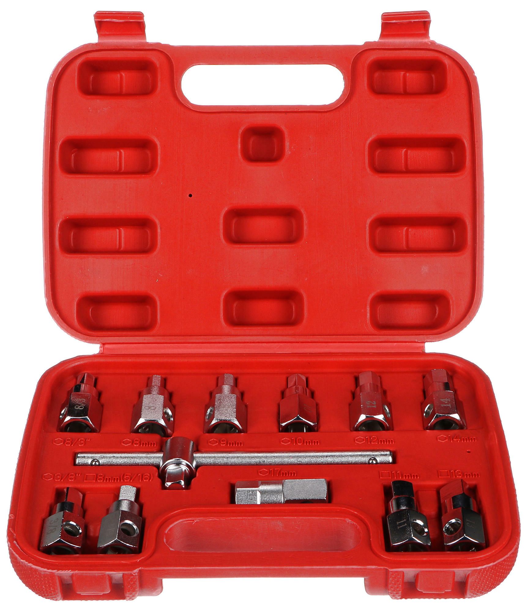 E-shop Sada na vypouštění oleje MECHANIC OIL DRAIN SET 12, Hex + čtyřhran, 12ks SIXTOL